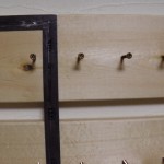 木の名札掛け　取り付け