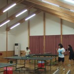 卓球合宿　姫木コミュニティーセンター